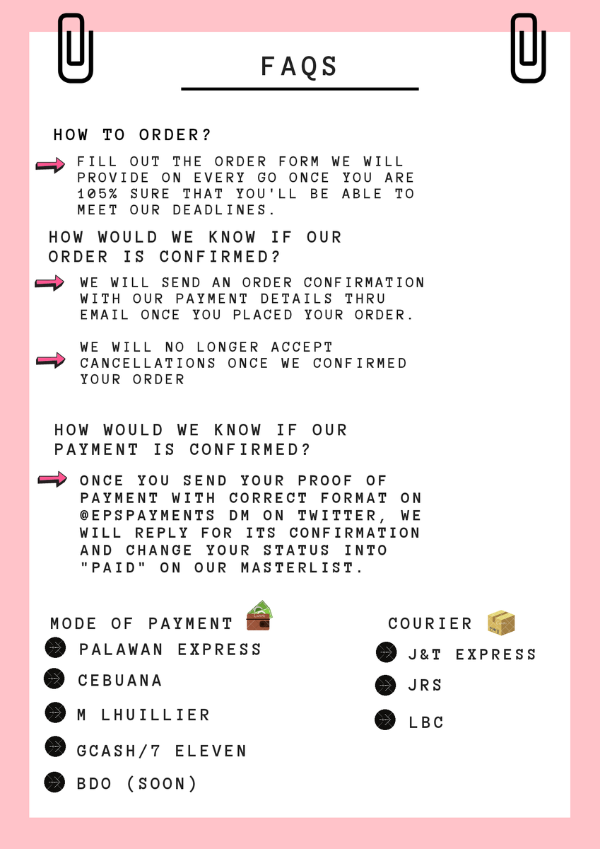 EveryPearlsShop's tweet photo. Hi! Welcome to Every Pearls Shop! 🛒

👉GROUP ORDERS #EPSGo
👉UPDATES &amp; ARRIVALS #EPSUpdate
👉LEGITIMACY #EPSFeedback
👉ONHAND ITEMS #EPSOnhand 
👉GIVEAWAYS #EPSGiveaway
👉BOGUS BUYERS #EPSBogus
👉TRANSACTION OF ORDERS &amp; TRACKING  https://t.co/hL5oeQr16X https://t.co/hwsm2Ugx6f