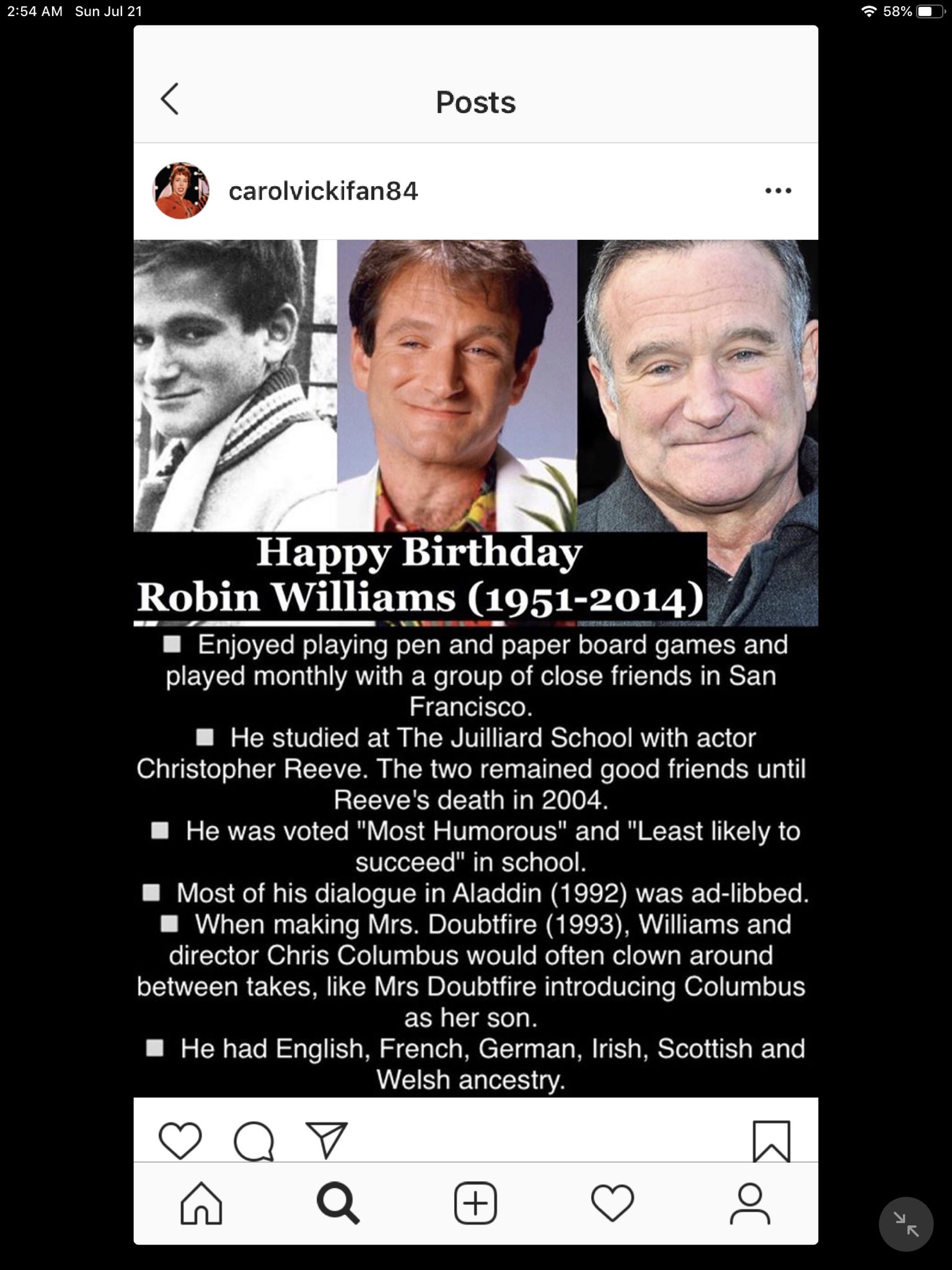 Happy Birthday! Robin Williams, Josh Hartnett, Don Knotts and Jon Lovitz!        