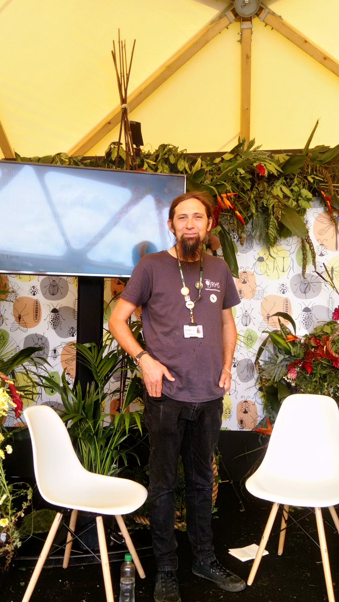 AndrewSalisbur2's tweet photo. About to start another Q&amp;A session in the #bughub #RHSTatton https://t.co/ebndXxldA2