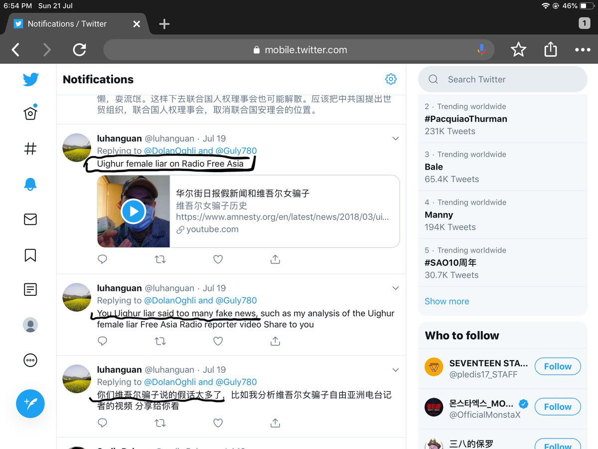 DolanOghli's tweet image. I have same experience. #China’s internet trolls (#50CentParty) attackes me frequently.