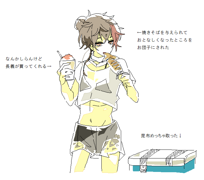 ※女体化水着注意 ちょぎひぜとんばくり 昆布狩り 