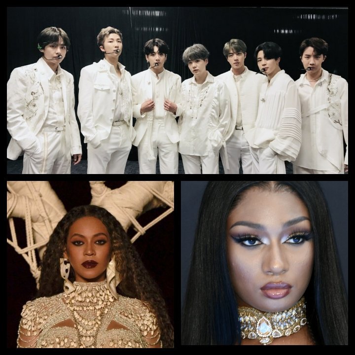 RockyC23's tweet photo. Fantasy Thread II
My created setlist of the #EvolutionWorldTour featuring @BTS_twt, @Beyonce, & @theestallion. Note: some songs will have a collab stage. This list is my opinion. Feel free to create your own.
#BTSxBeyoncexMegan
#EvolutionWorldTour https://t.co/LGhWzmAnlH