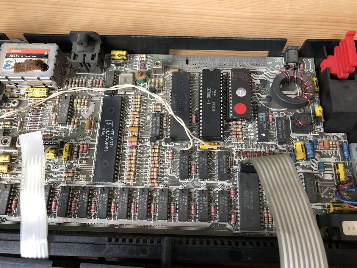 But OF COURSE the Spectrum 128k needs to come back to life! I know I could have bought a newer CPU from Zilog but I chose to buy the same antique NEC Z80 chip new old stock. This morning I put it in the toast rack!