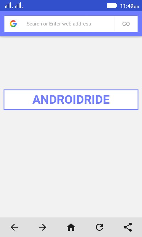 AndroidRide's tweet image. Android WebView Browser Tutorial.
androidride.com/android-webvie…
#AndroidWebView