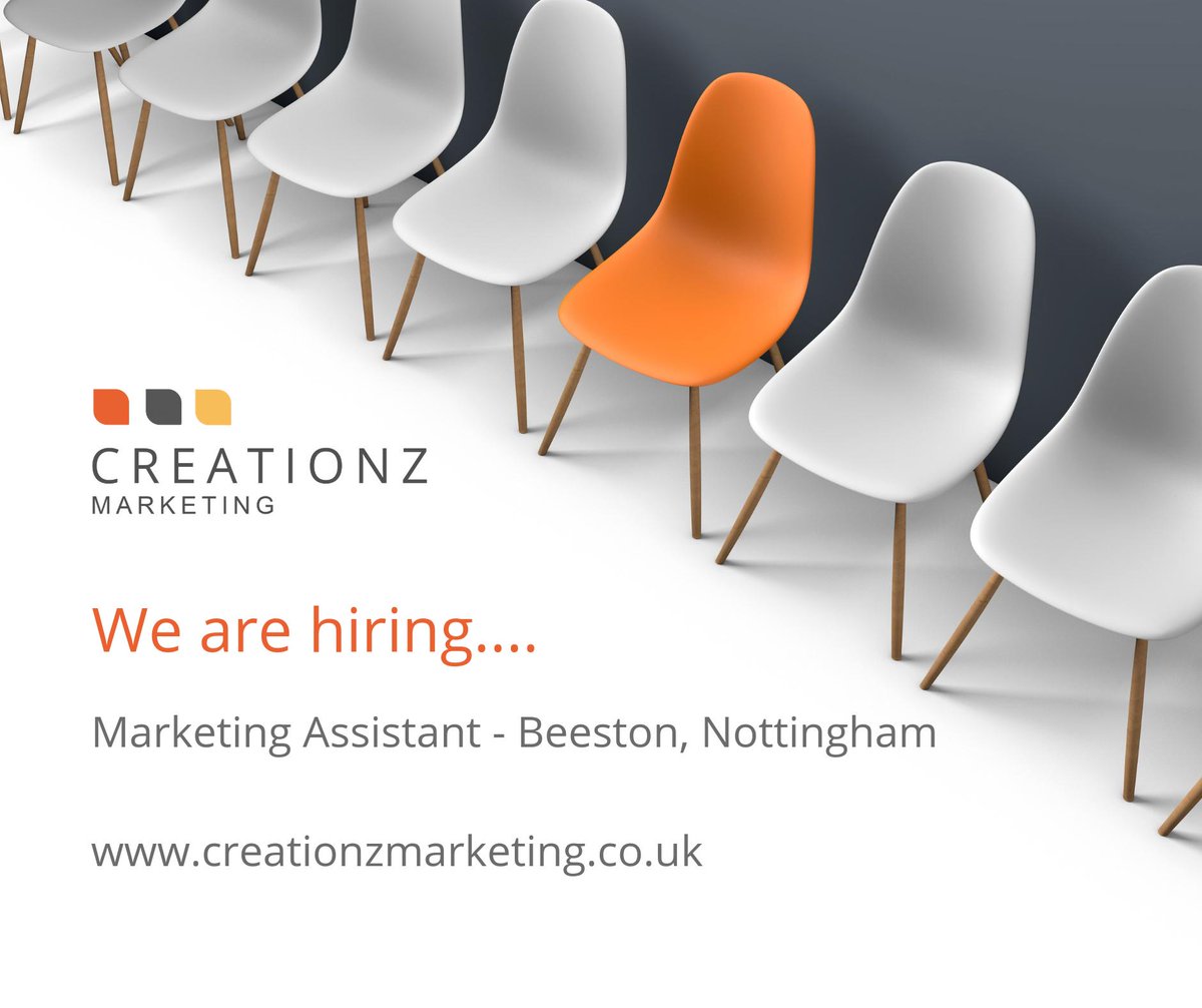 We are hiring......Marketing Assistant vacancy at our office in Beeston, Nottingham
We are currently seeking a Marketing Assistant with 1-2 years experience to work as part of our small, growing team - bit.ly/2SwYUN1 #jobvacancy #Nottingham #Beeston
