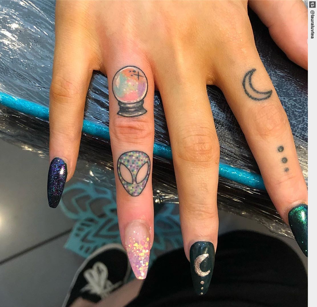 finger tattoo spaceTikTok Search