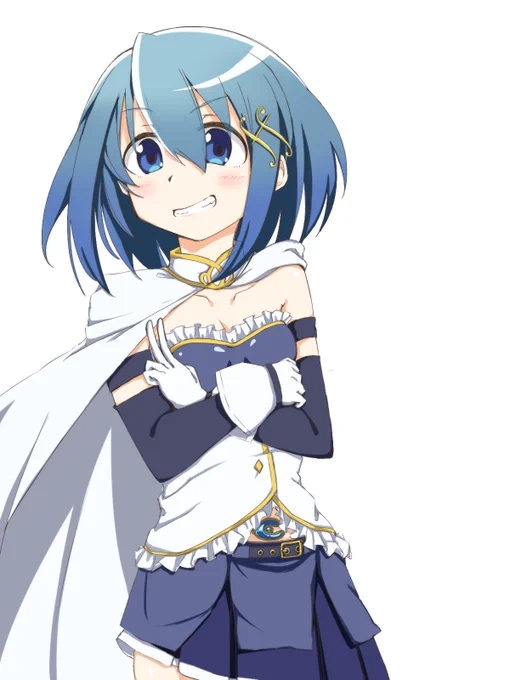 「可愛い女の子だと思った? 残念!正解は超絶キュートな美樹さやかちゃんなのでした」ニシシッ

#美樹さやか 
#まどマギ 