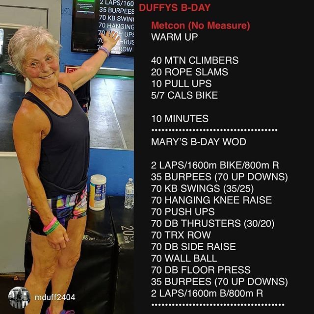Fit at 70💪🏽💪🏽
#repost @mduff2404 ***70th B-Day Boot Camp Workout!!***😳😰😵😱** I knew it was gonna be A DOOOOOZY, #ButIDidntDie #fitat70 @calabeast_fitness #birthday #fitgrandma #girlswholift #notdoneyet #letsGoooo  @duff_training @viejostrong #calabeas… ift.tt/32FJKd9