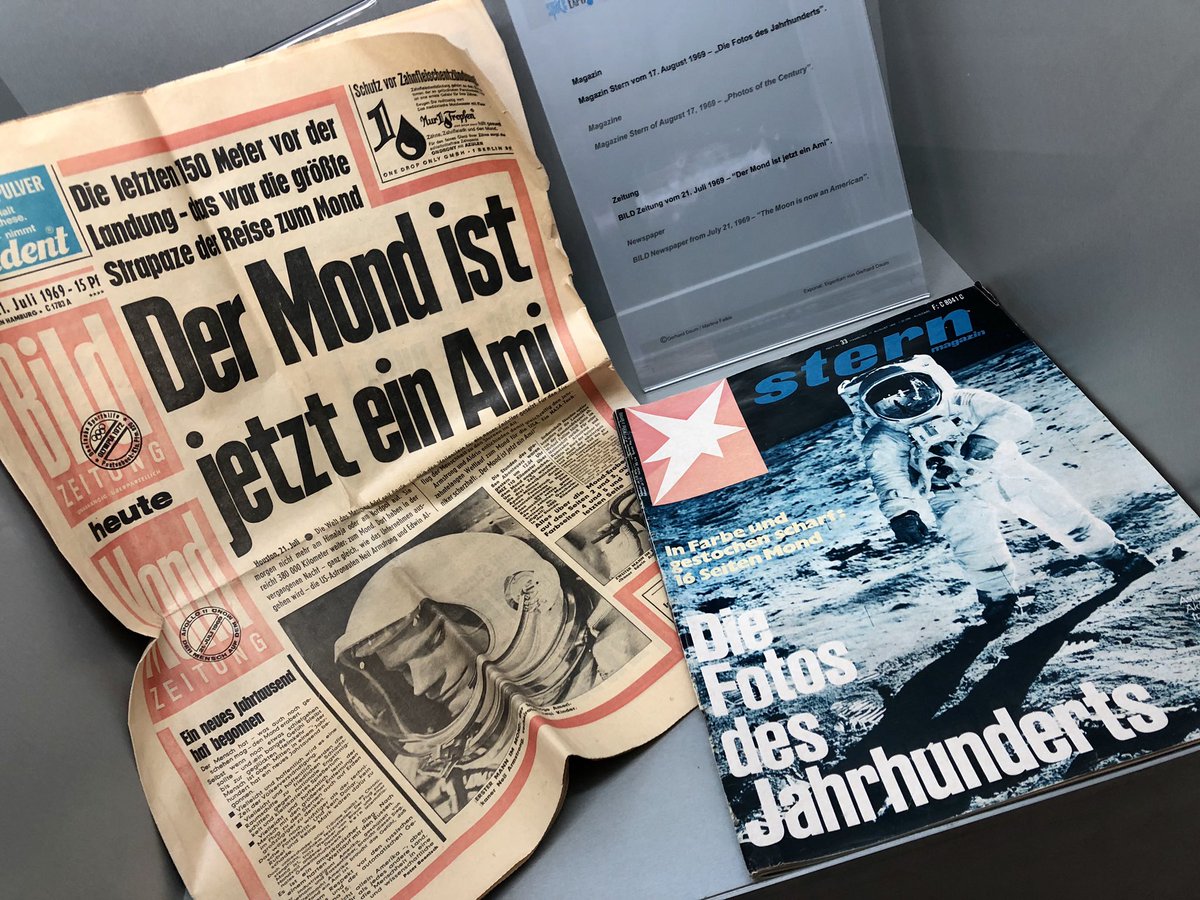 museumtechnik's tweet photo. Vor einem halben Jahrhundert betraten erstmals Menschen den #Mond. Zum Jubiläum #50jahremondlandung gratulieren wir der #NASA und auch #buzzaldrin herzlich. Unsere Raumfahrtausstellung zeigt eine Mondlandschaft und einen #Mondstein, im #IMAX Kino läuft der Film #Apollo11 https://t.co/w8PVa4aYBr
