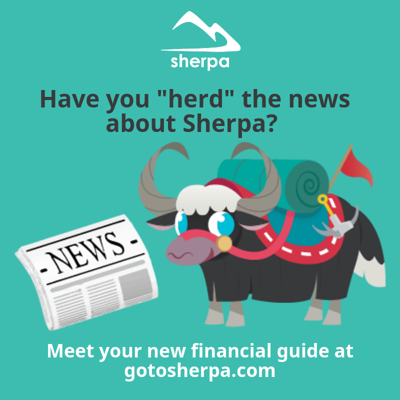gotosherpa's tweet photo. Read all about it! 📰 We're proud to announce the release of Sherpa for your budget! Go to https://t.co/qSD1d3IoMd or read our press release below to learn more! 

https://t.co/qzImBDiTiF

#millennial #budgetsoftware #personalfinance #budgetnow #financialgoals https://t.co/d56MJMzxIe