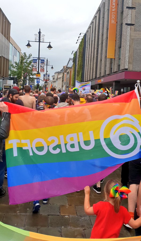 ItsAspira's tweet photo. Recap of yesterdays @northernprideuk parade. Proud to be a part of a company which celebrates diversity ๐๐๐๐งก
#Ubisoftproud #NorthernPride #lifeatubi https://t.co/otbuM4UZKH