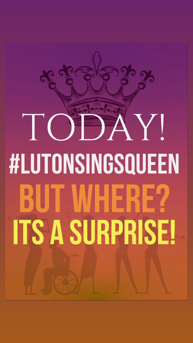 bigmusiccom's tweet photo. WILL YOU BE IN THE RIGHT PLACE AT THE RIGHT TIME? #LutonSingsQueen https://t.co/htt0rHs4qk