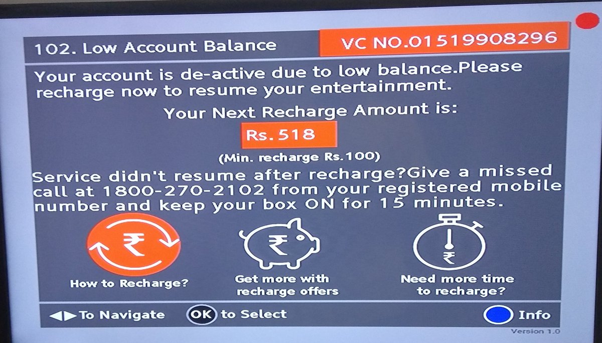 itissrinivasan's tweet image. @DishTV_India this is what I've been watching for the last 40+ hours despite paying on time and having 9 false commitments on rectification from your tele support team.  #dishtvindia #falsecommitment #poorservice