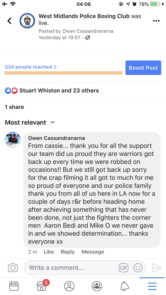 WMPBoxing's tweet image. We didn’t get the overall win but we got up every single time and hanky won the main event so proud of our team and thank you for the support from every single one of you.... next time on home ground thank you heads held high WEST MIDLANDS POLICE