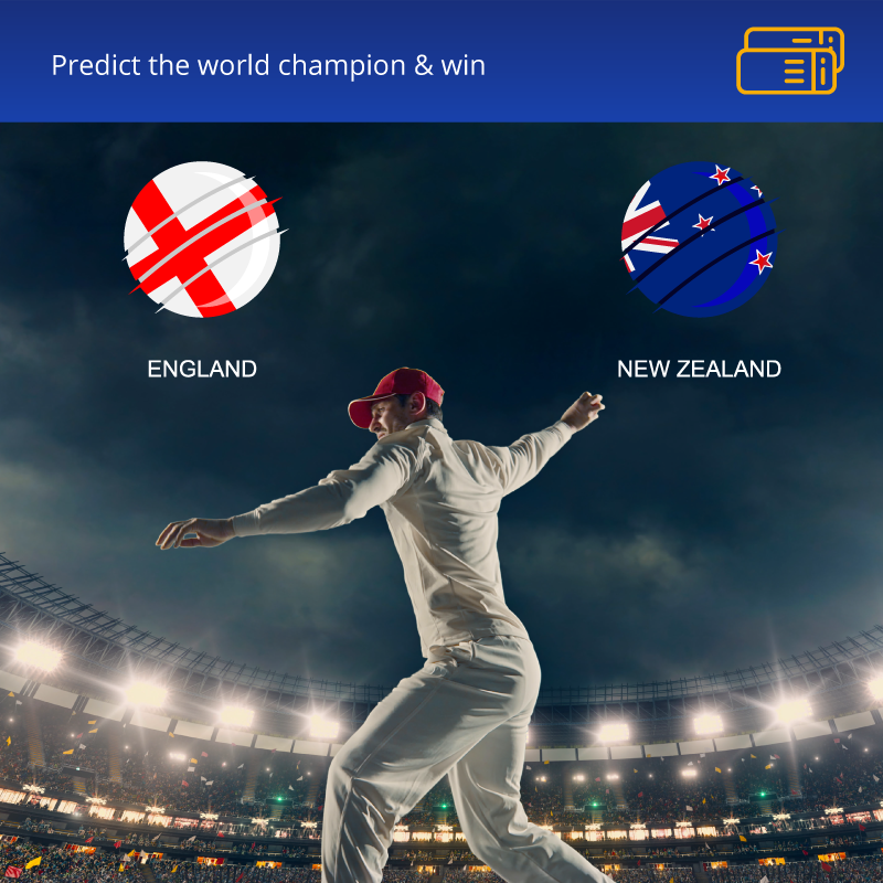EmiratesNBD_AE's tweet photo. Your last chance to win! This time we are giving away a dining voucher worth AED 200 from Back to Grills restaurant. Predict who is the team that will be crowned today as the cricket world champion of 2019. https://t.co/ew4vifq02F