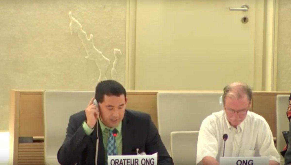 robkajiwara's tweet image. Video footage of my request to the United Nations Human Rights Council to investigate Japan's human rights abuses against indigenous Ryukyu / Okinawans:

youtube.com/watch?v=aqVUkI…

#HRC41 #UN #PeaceForOkinawa #SaveOkinawa #FreeOkinawa #RyukyuRenaissance #UnitedNations