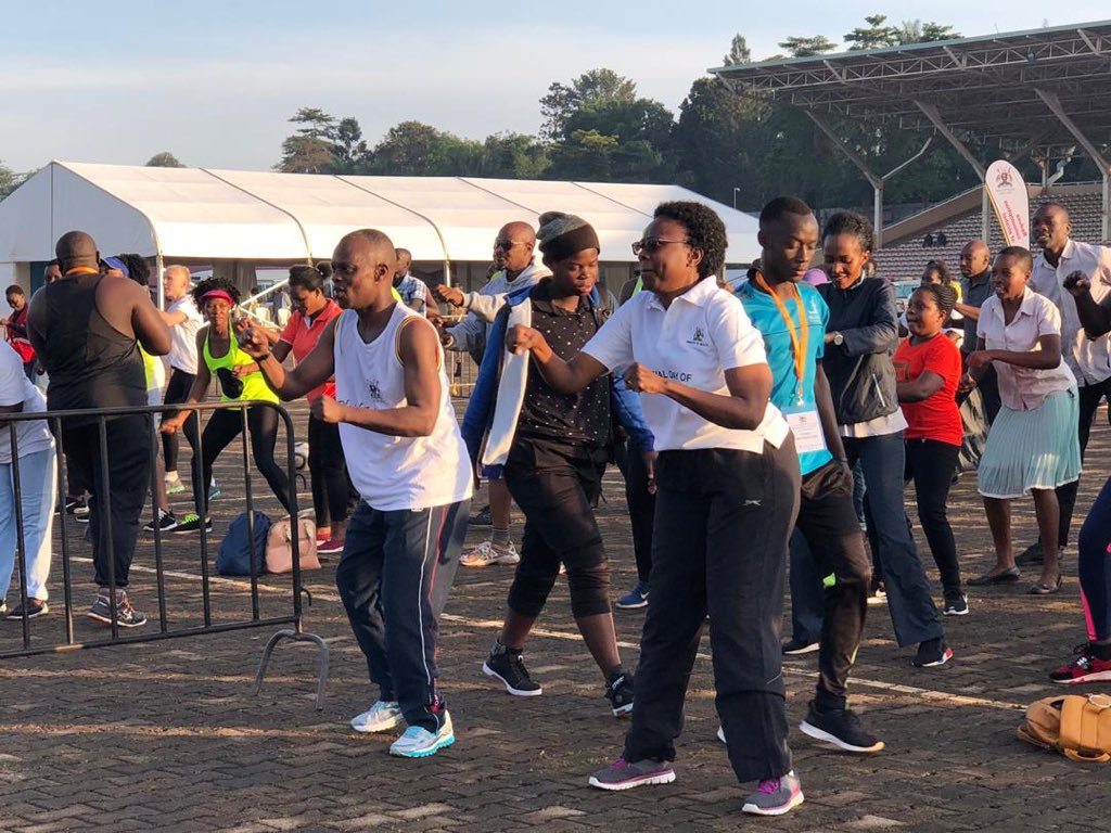 tegegny's tweet photo. National Day of Physical Activities was refreshing. In our bid to fight  #NCDs that are on the rise, I commend @MinofHealthUG for this initiative. Together we can #BeatNCDs https://t.co/85TAeSFgAv
