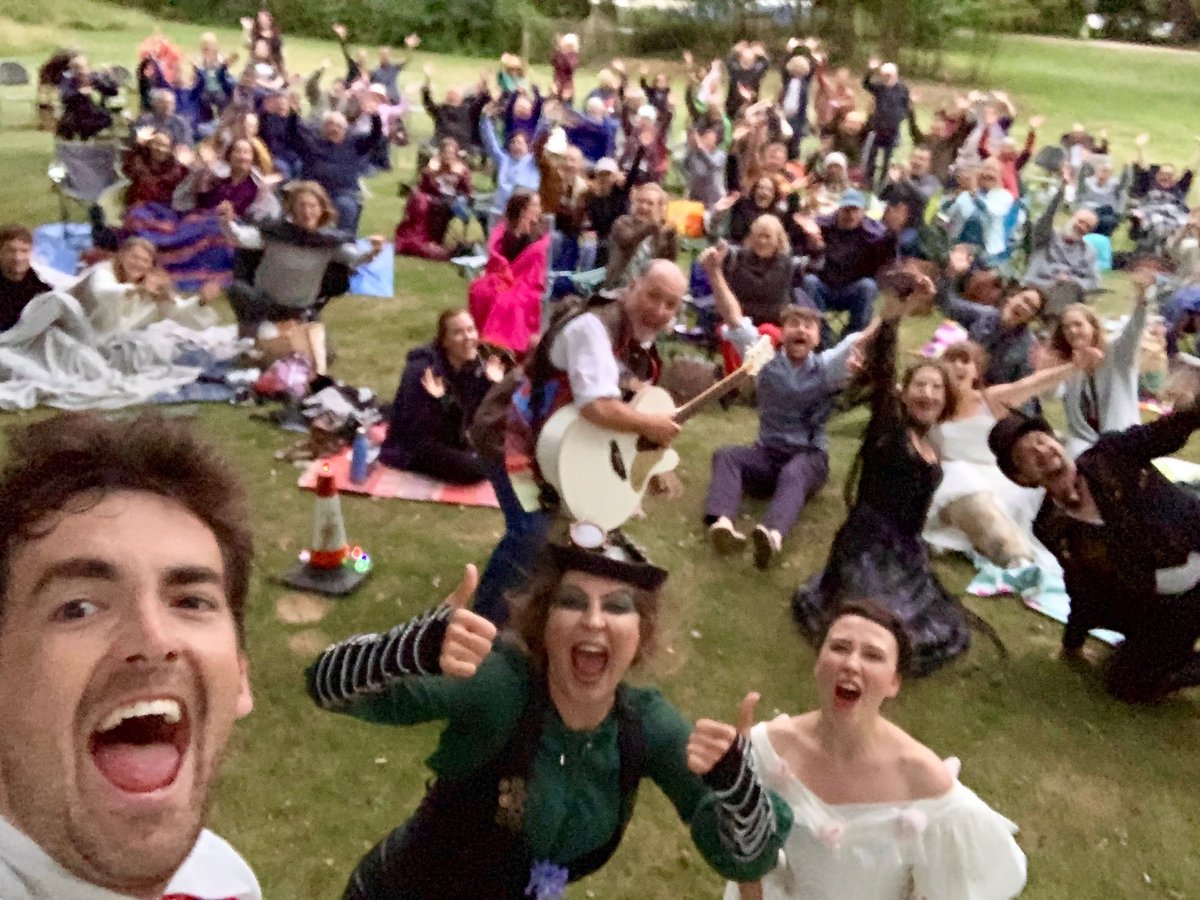hayleyevenett's tweet photo. Amazing night last night at Nicholas Everitt Park. Thank you for having us Lowestoft 😈🌺🧚

#AMidsummerNightsDream #ShakespeareSunday #actorslife https://t.co/UvyFHCRKSX