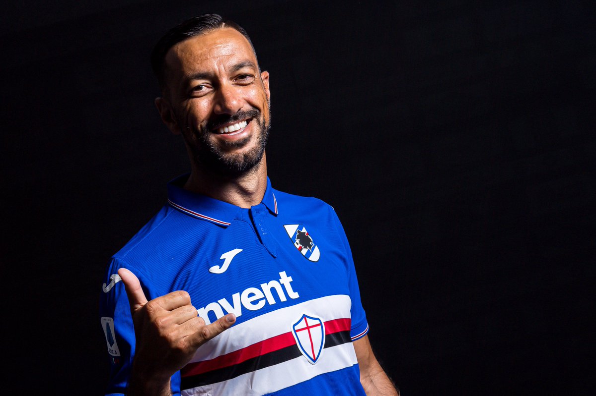 sampdoria's tweet photo. ... Ci eravate cascati, eh... 😝 https://t.co/RHyM8VSBix