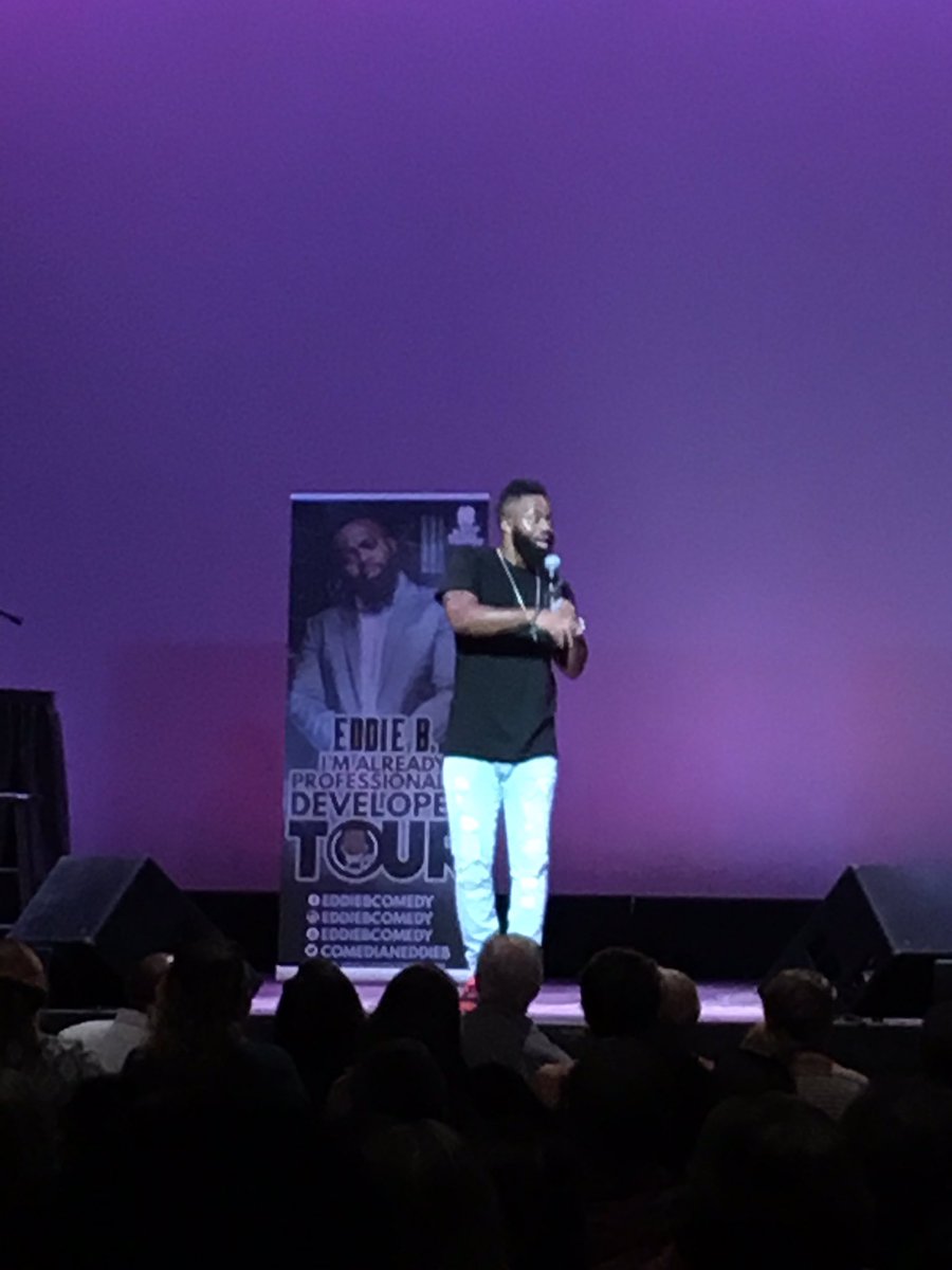 MrsKessel's tweet photo. Eddie B comedy show! Lots of laughs and good times. #ImAlreadyProfessionallyDeveloped #teacherlife https://t.co/f9m8N8TpaA