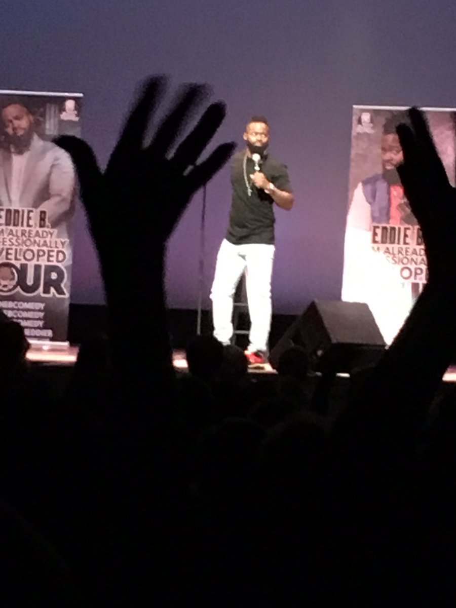 MrsKessel's tweet photo. Eddie B comedy show! Lots of laughs and good times. #ImAlreadyProfessionallyDeveloped #teacherlife https://t.co/f9m8N8TpaA