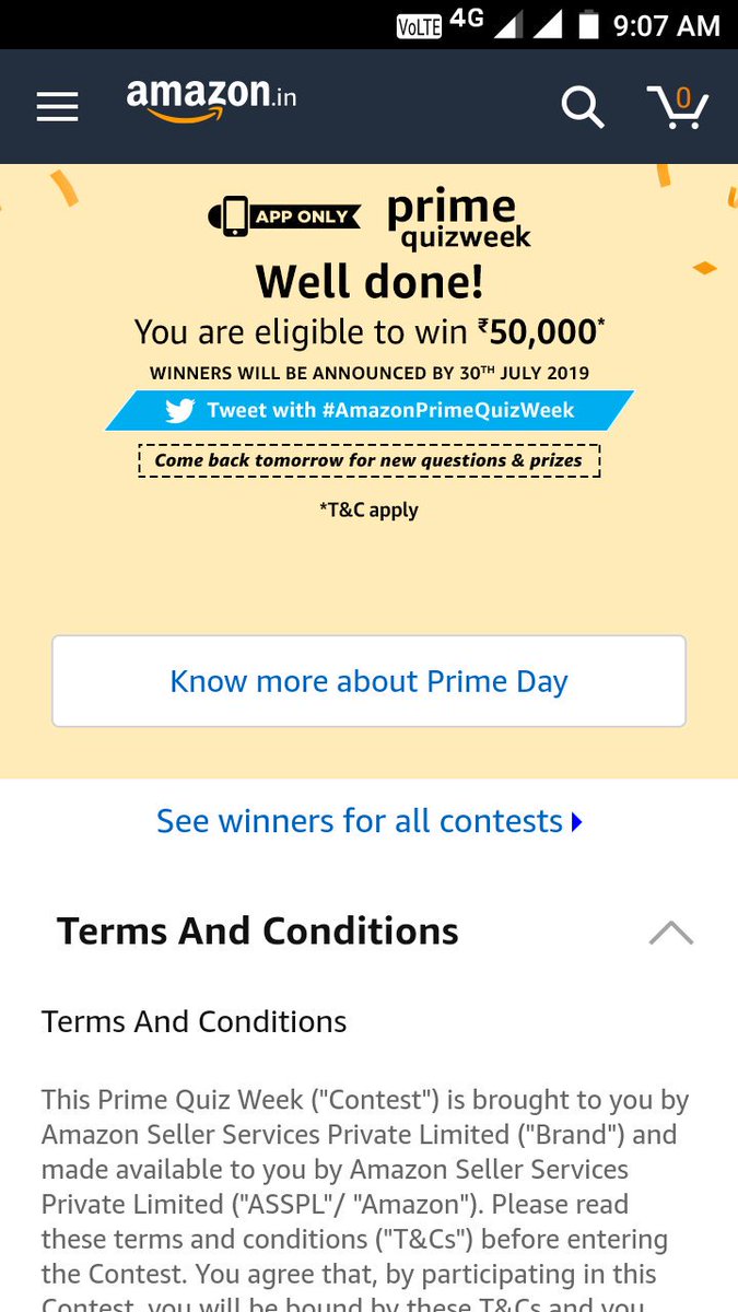 AakashPanigrah4's tweet photo. @amazonIN Amazon the best shopping website on the earth the one and only Amazon the great #AmazonPrimeQuizWeek hey Amazon i been playing quiz for more than 10 months haven't won nothing yet please Amazon https://t.co/0jBOzif1Bi