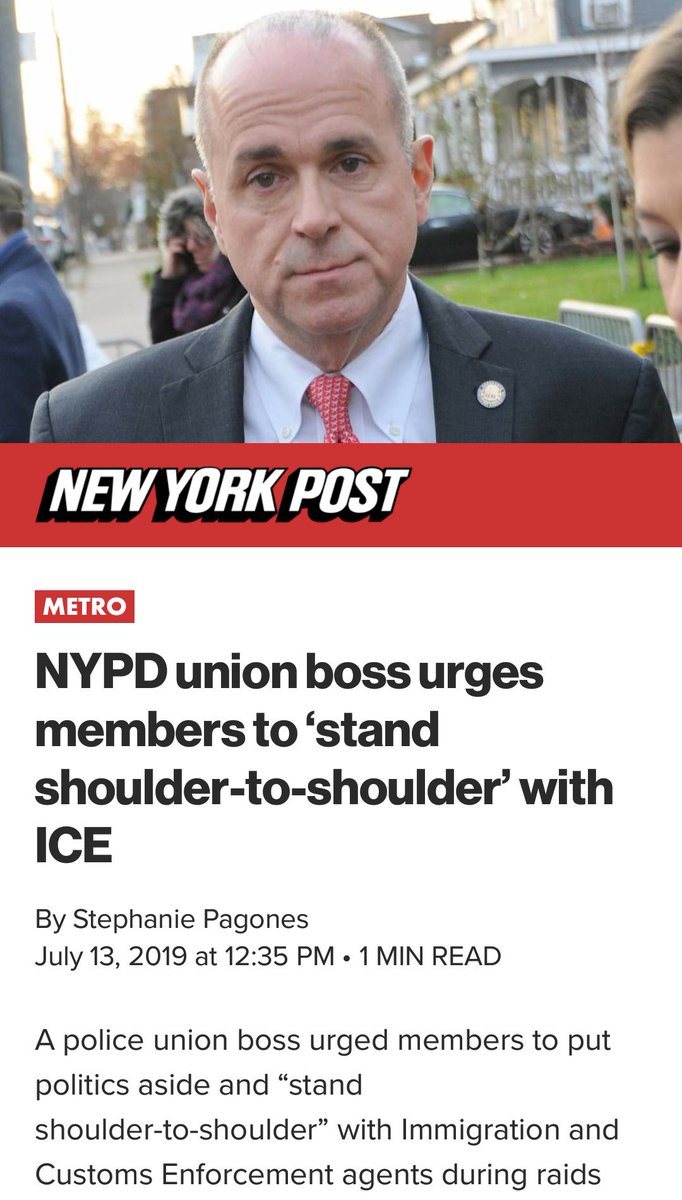 Ed Mullins of the @SBANYPD has just shown again the true bigot &amp; piece of shit that he is. Many of us Community Leaders will stop ICE from their bias tactics and we will expose all officers who assist ICE in any way, shape or form. There Will Be Accountability! No #ICEraid