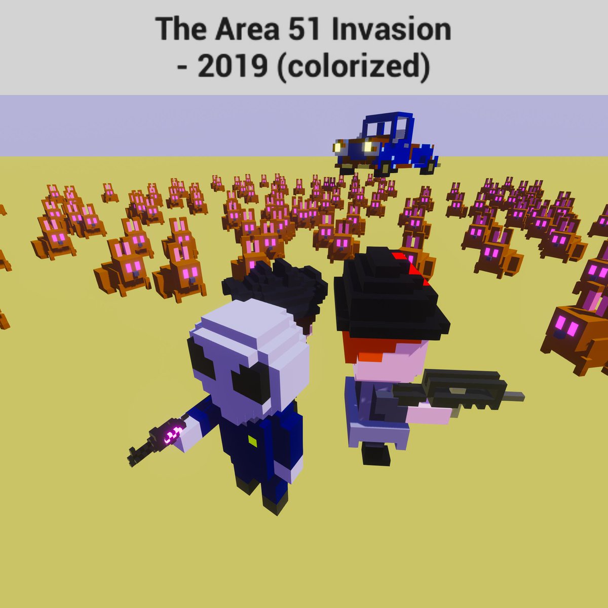 DHareStudios's tweet photo. We're getting ready for the raid 😎

#gamedev #madewithunity #indiedev #harerush https://t.co/YJDOVarSQJ