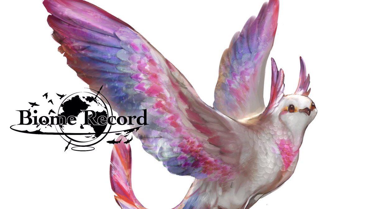 「恋を運ぶ鳥
 #BiomeRecord 」|Rii2(ﾘﾂ)｜TMA 🦁のイラスト