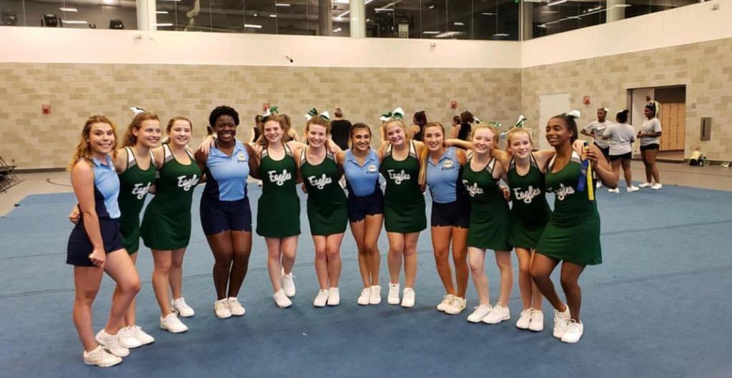 Day 2 of Cheer Camp.... Superior Cheer Ribbon and Spirit stick! <a href="/GoFCSFootball/">Fredericksburg Christian Football</a> <a href="/fcseagles/">FCS</a>