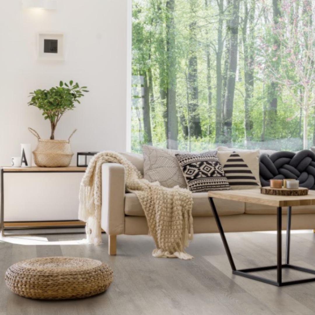 It's finally here. The technology of the future and in the trendiest styles: waterproof flooring. Featured here is our Invincible H2O luxury vinyl. #VinylFlooring #WaterproofFlooring #VinylFloor