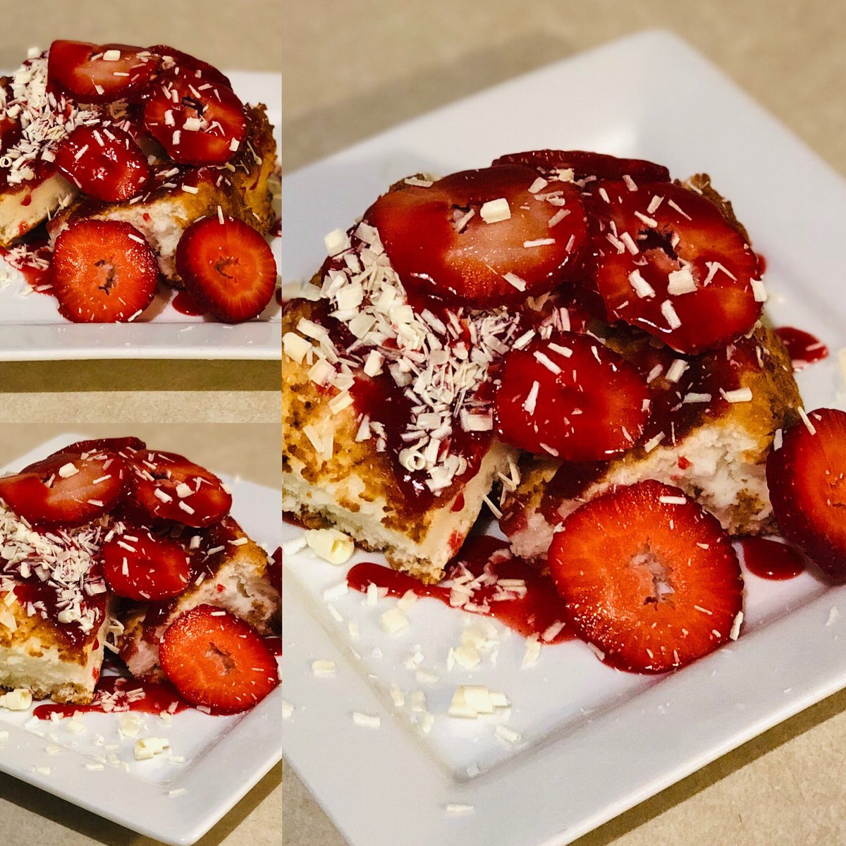 chefdoug_mcgee's tweet photo. Wifey’s dessert tonight.  Chef Doug’s “Strawberry Shortcake!”  Awesome Sauce!! #strawberry #strawberryshortcake https://t.co/0XSKhNFigC