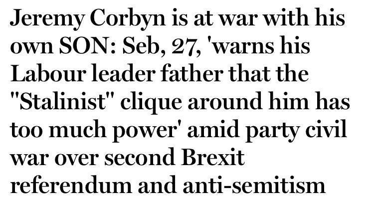 Completely invented story which we told the Mail on Sunday was categorically untrue.