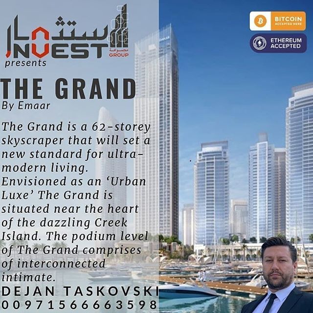 Click on the link for more details instagram.com/p/Bz4qvmohjSd/ Rising majestically from Creek Island, The Grand is a 62-storey skyscraper that will set a new standard for ultra-modern living. Envisioned as an ‘Urban Luxe’ retreat, the cutting-edge waterfront tower boasts one, two a…