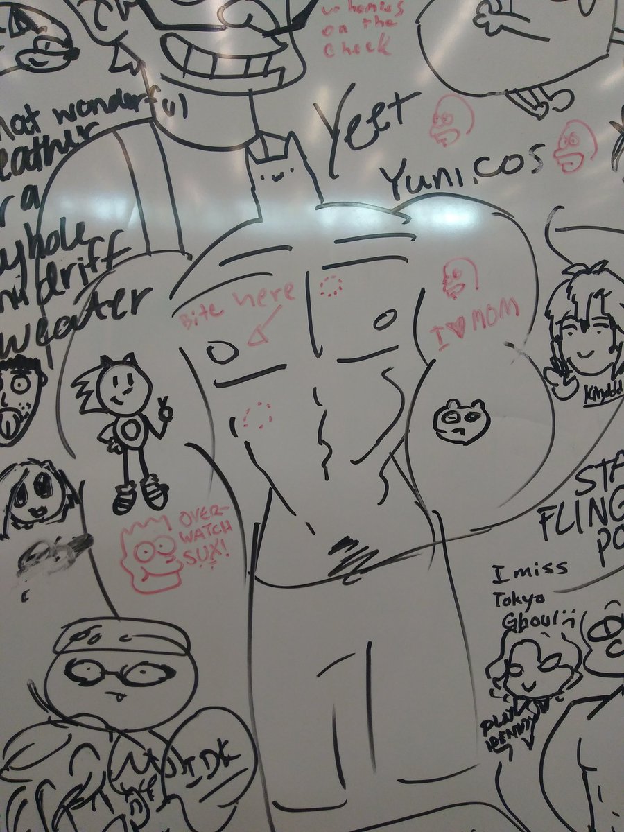 also some great whiteboard drawings ahaha 