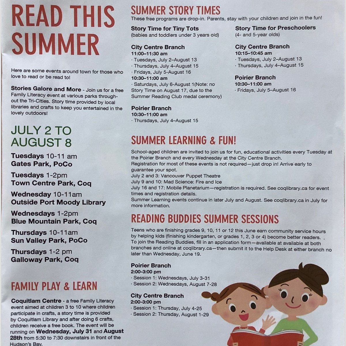 Citadel Speech and Language Services (@citadelslp) on Twitter photo Lots of amazing fun free events promoting literacy in the Tri-cities this summer #ilovemycity #literacy #literacymatters #booksareawesome #books #SLP #SLPeeps
@tricitiesliteracy <a href="/tricitynewsbc/">tricitynewsbc</a> <a href="/cityofpoco/">City of Port Coquitlam</a> <a href="/cityofcoquitlam/">City of Coquitlam</a> <a href="/cityofpomo/">City of Port Moody</a> Lots of amazing fun free events promoting literacy in the Tri-cities this summer #ilovemycity #literacy #literacymatters #booksareawesome #books #SLP #SLPeeps
@tricitiesliteracy <a href="/tricitynewsbc/">tricitynewsbc</a> <a href="/cityofpoco/">City of Port Coquitlam</a> <a href="/cityofcoquitlam/">City of Coquitlam</a> <a href="/cityofpomo/">City of Port Moody</a>