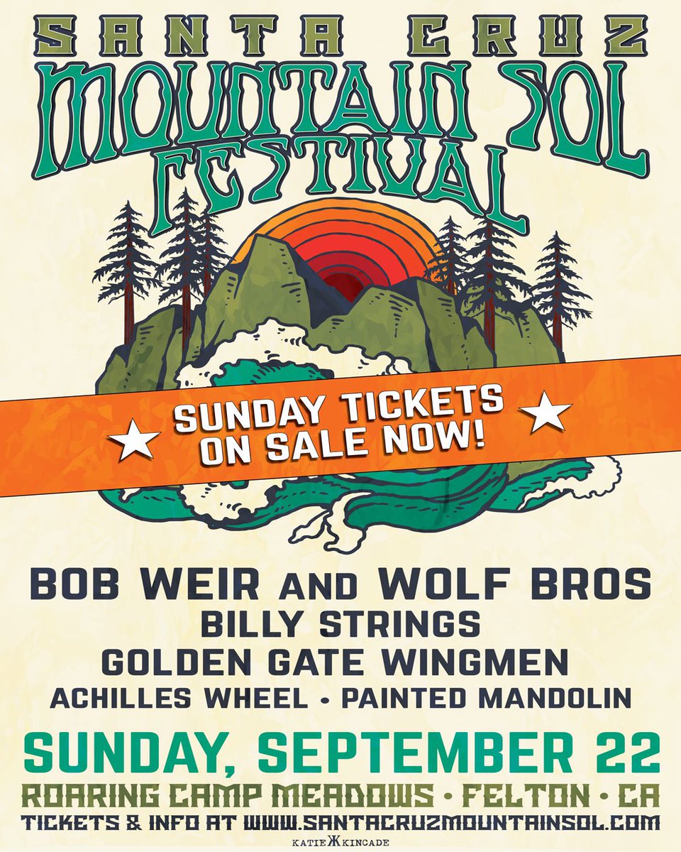 scmtnsolfest's tweet photo. Join us for SOL Fest 2019 ~ Great music, food/beer, & people!
https://t.co/2Ftht6b389
#musicfestival #musicfest #santacruzmusic #santacruzmountains #bobweir #turkuaz #achilleswheel #goldengatewingmen #billystrings #paintedmandolin #chicanobatman #beatsantique #toubabkrewe https://t.co/5cOUn09CiU