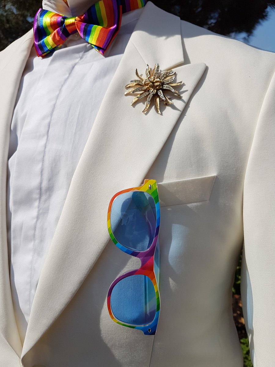 GaryBilliald's tweet photo. @eltonofficial #rocketman still standing in style at the West Hallam village well dressing and scarecrow trail... #LGBT https://t.co/bkonMXJIPL