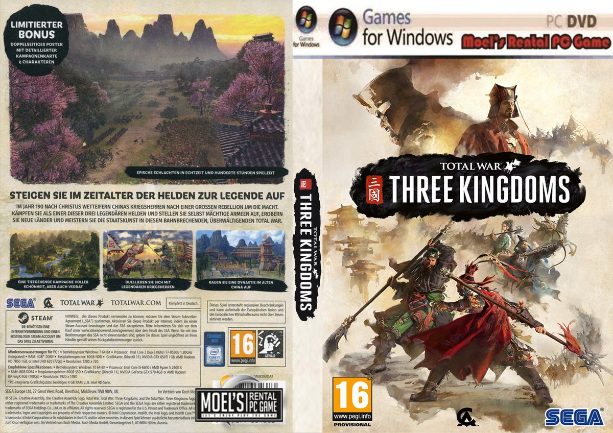 Baru "Total War Three Kingdoms" -Untuk Sementara Copy Lewat HD-.