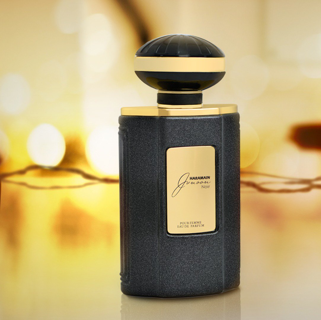 alharamain's tweet photo. #Junoon Noir blissfully entangles you in a maze you'd never want to leave, with its alluring, enchanting aroma. Choose how elegant you want to be, with the luxuriant range of fragrances from the Junoon Family.
#alharamainperfumes #junoonfamily #junoonnoir #perfume #fragrance https://t.co/CjgdGTXzv2