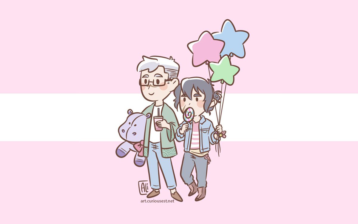  #sheith shoujo trainwreck au + pastel sheith