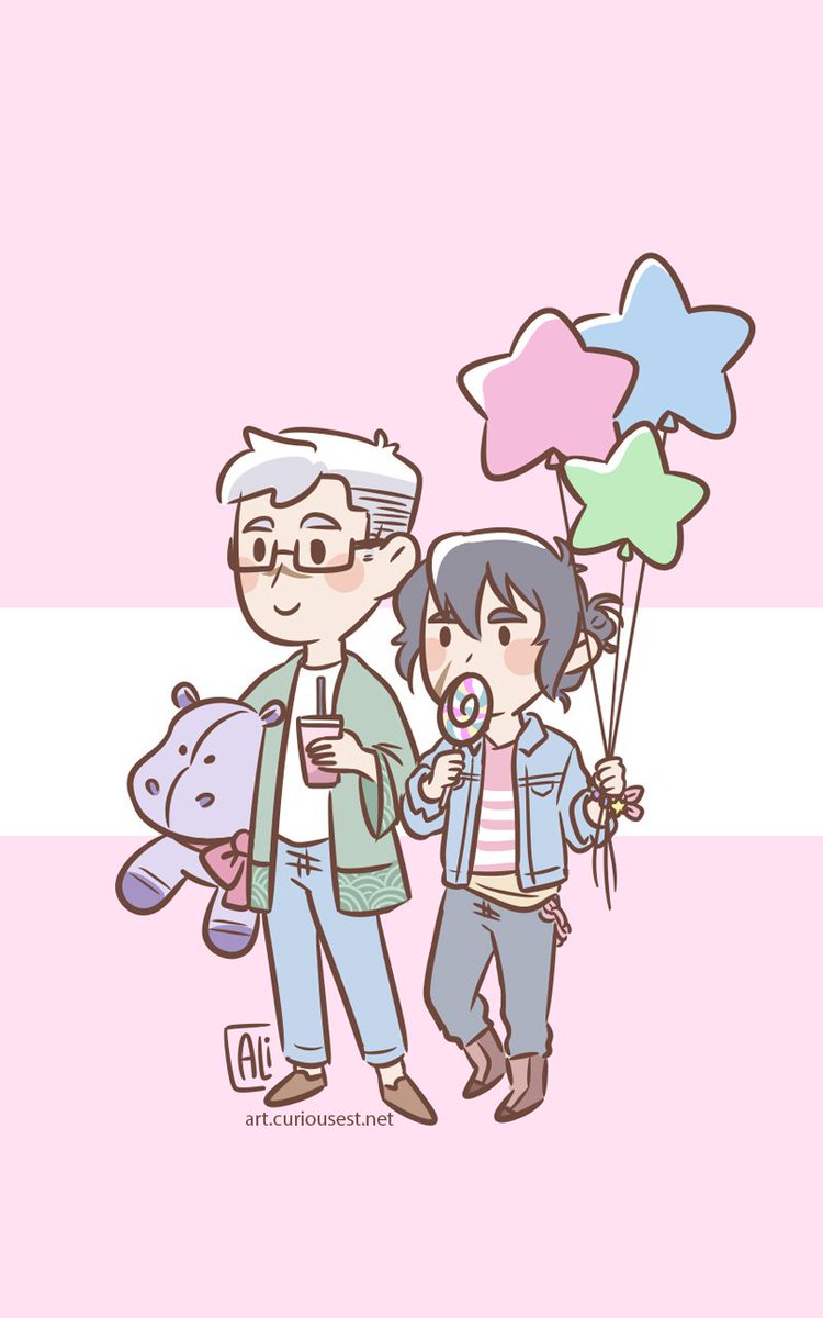  #sheith shoujo trainwreck au + pastel sheith