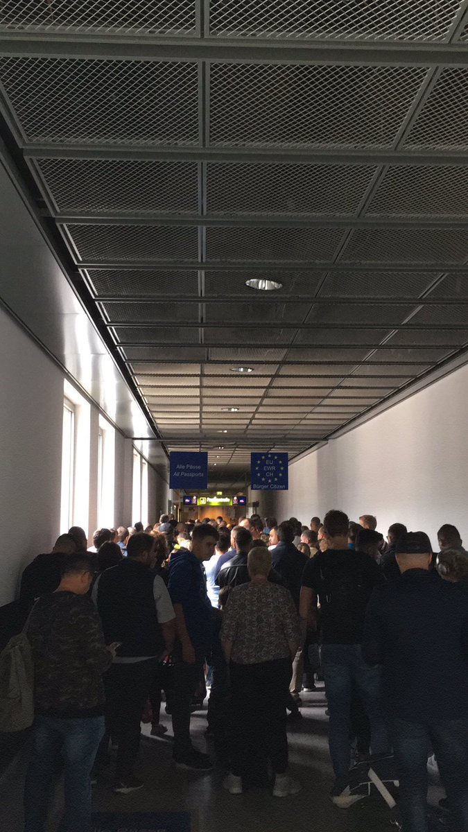 anca_mutu's tweet photo. @DortmundAirport flight time 1:45 hours.. waiting time passport control @DortmundAirport  2 hours .. #ridiculous https://t.co/EgTCzsKmbv