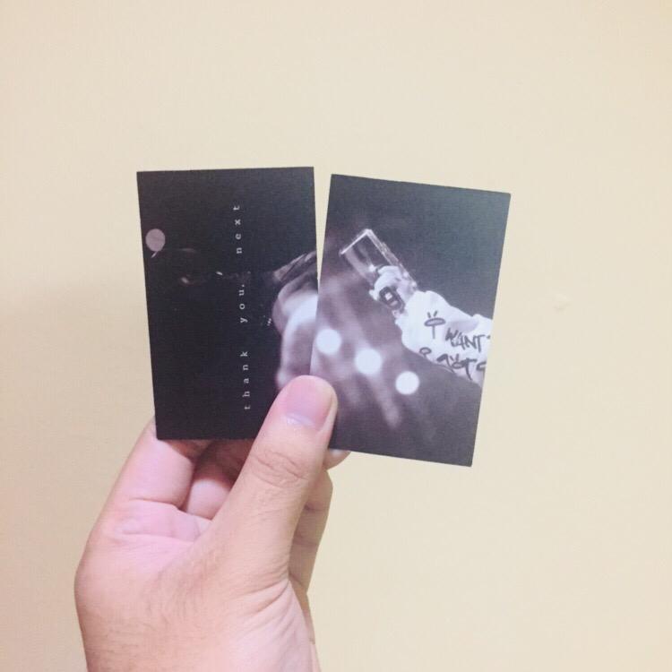 KloverPrint4U's tweet photo. [#SPFEEDBACK] 

Our 2nd non kpop related prints it's for one and only @ArianaGrande by @DenzellBerwick #AGcupsleeveevent 👏👏 

📍SILKY MATT material for all items cup sleeve, photocards and photostrips ❤

TQ for trusting our services looking forward to work with you again https://t.co/3KKPgWnwUI