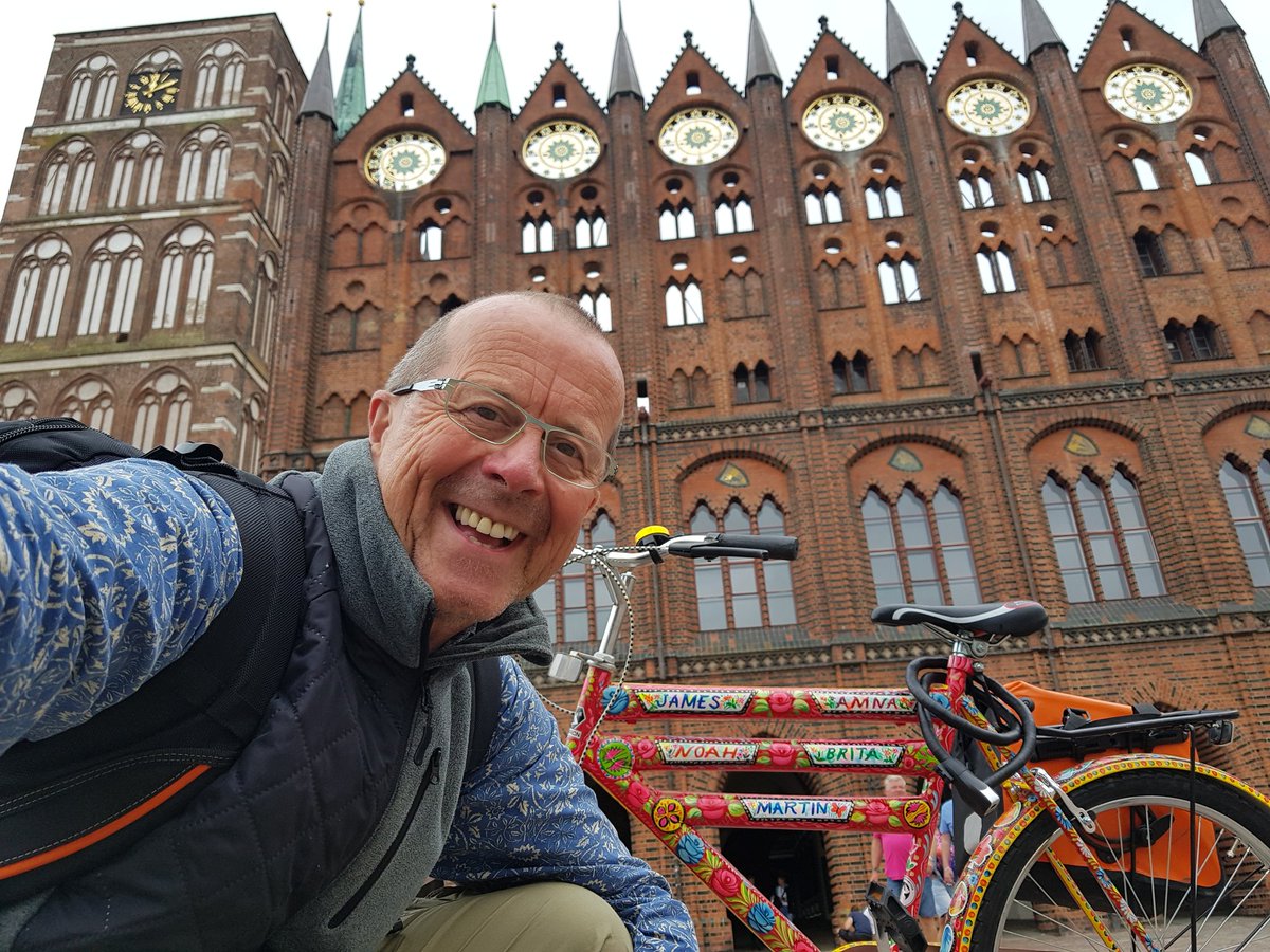 MartinKobler3's tweet photo. Remember my Truck Art bike? Went to the historic  city of #Stralsund. Many asking everywhere: "where is this bike from ?" "Its from #Pakistan " i answer proudly!!! https://t.co/FAxMDsWdB3