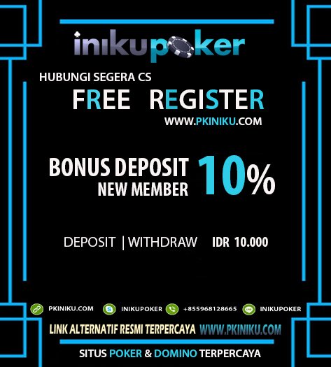 tantesarah19's tweet photo. Daftar &amp; Raih Bonus Besar Kami : 
- Bonus New Member 10% 
- Bonus Setiap Deposit 10.000
- Bonus Turn Over 0,5%
- Bonus Referral 15% Seumur Hidup !
Hubungi Customer Service Kami
=> WA : +855968128665
=> Line : INIKUPOKER
=> Link Alternatif : www,pkiniku,com https://t.co/QroaEEmyjQ