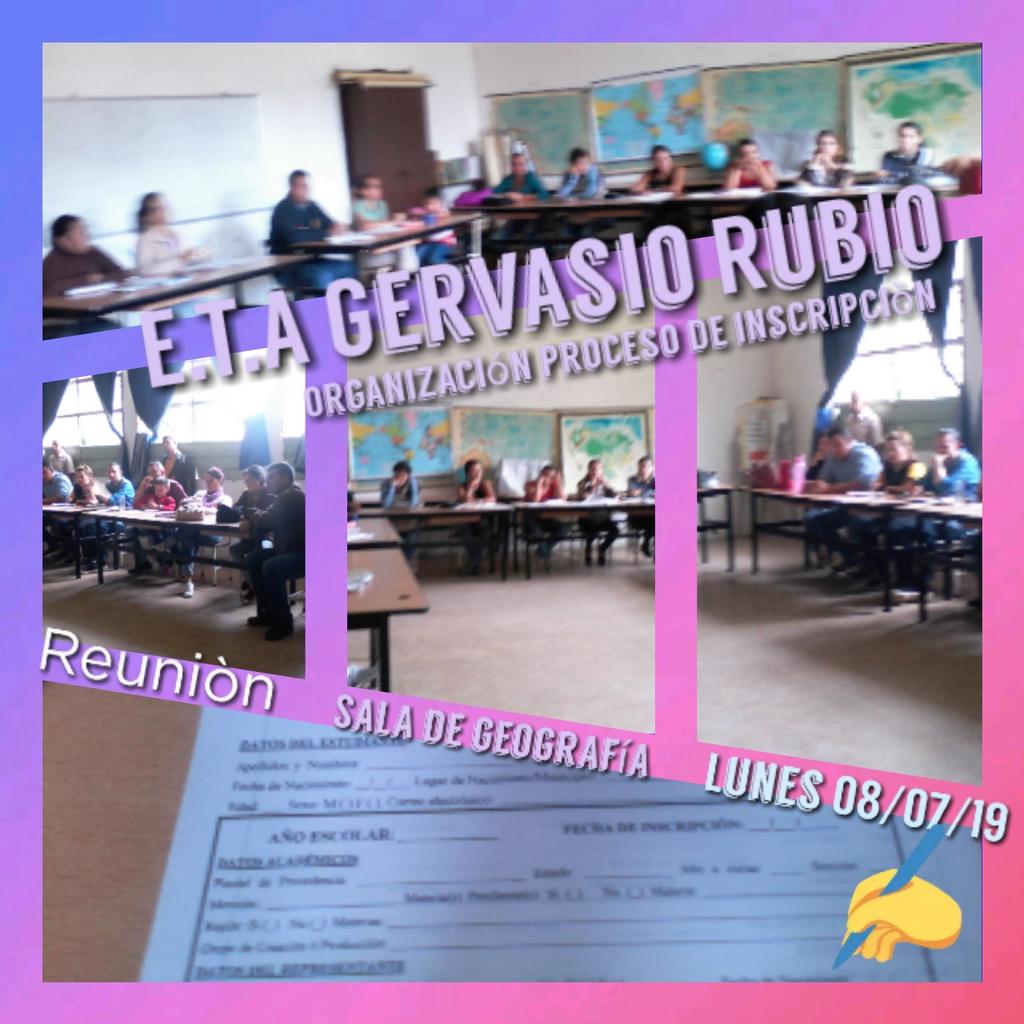 craetagr's tweet photo. Reunión y Organización para el proceso de inscripción del periodo escolar 2019-2020. https://t.co/oLPUlGQ3Ul