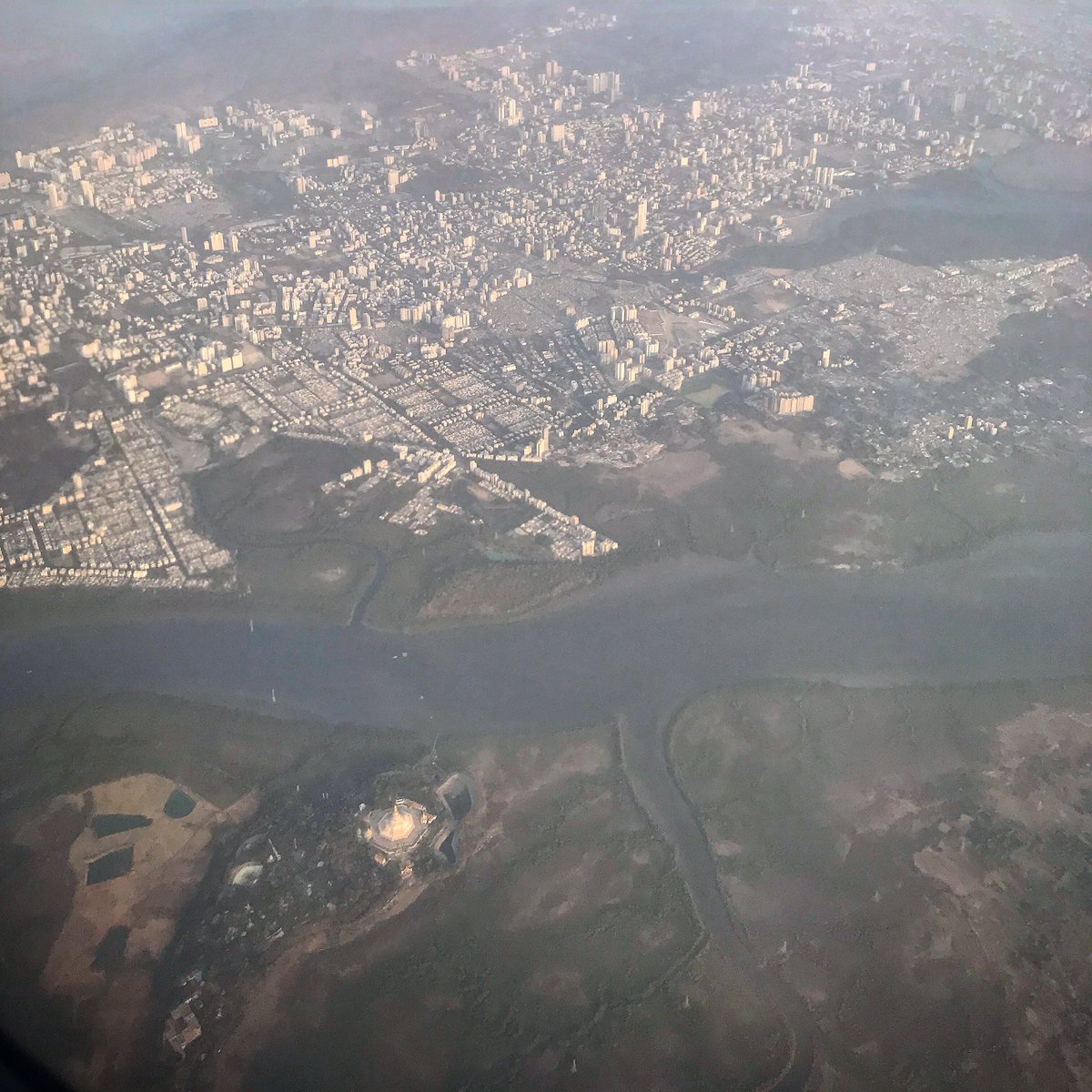 Mumbai - Borivali, Gorai, Charkop & Dahisar River. #CitiesFromTheSky series