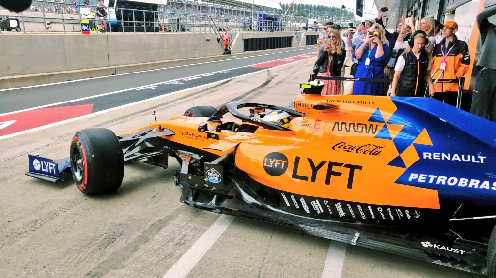 McLarenF1's tweet photo. Heading out for his first home Grand Prix. 👊 Go get 'em, @LandoNorris! 

#BritishGP 🇬🇧 https://t.co/eYS2NQxhpR