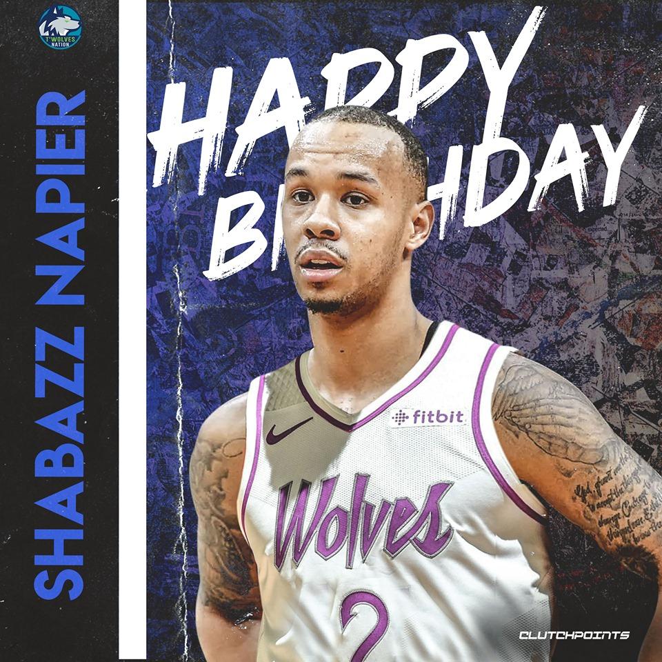 Join Wolves Nation in wishing our new acquisition Shabazz Napier a happy 28th birthday   